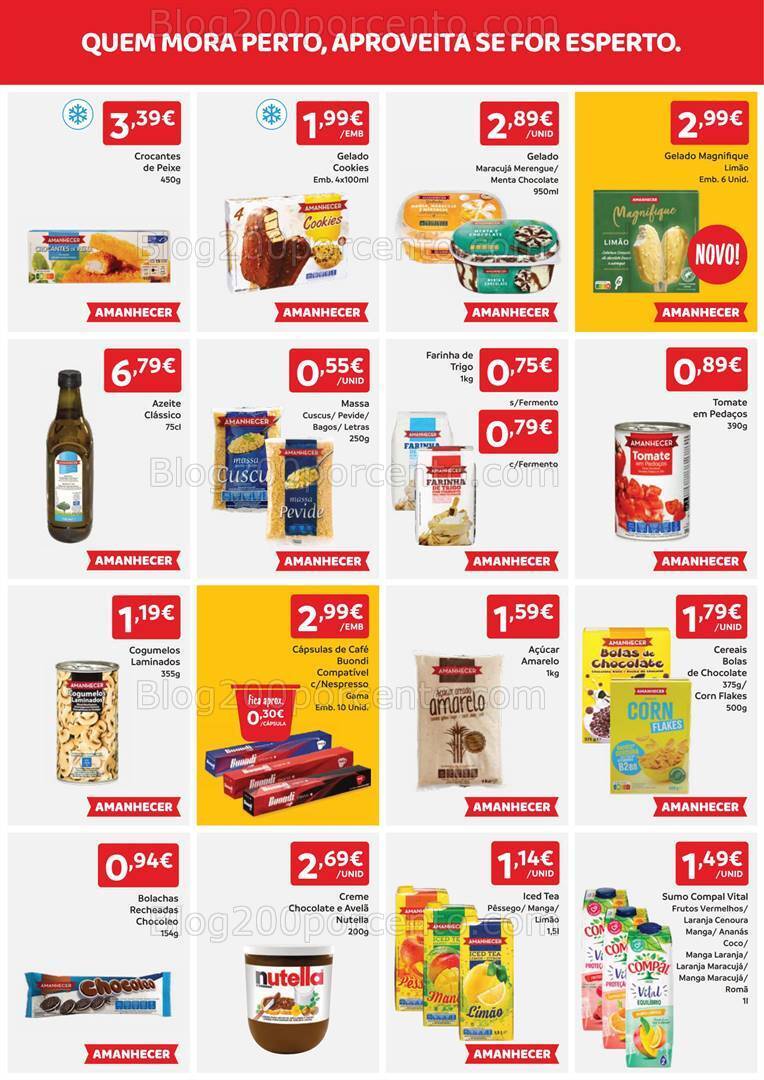 Antevisão Folheto AMANHECER Promoções de 9 a 15 maio