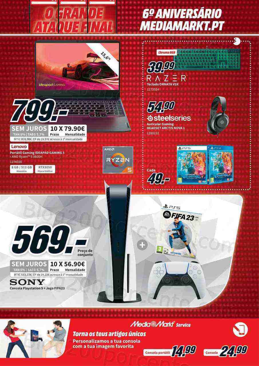 Antevisão Folheto MEDIA MARKT Aniversário Promoções de 19 a 26 abril