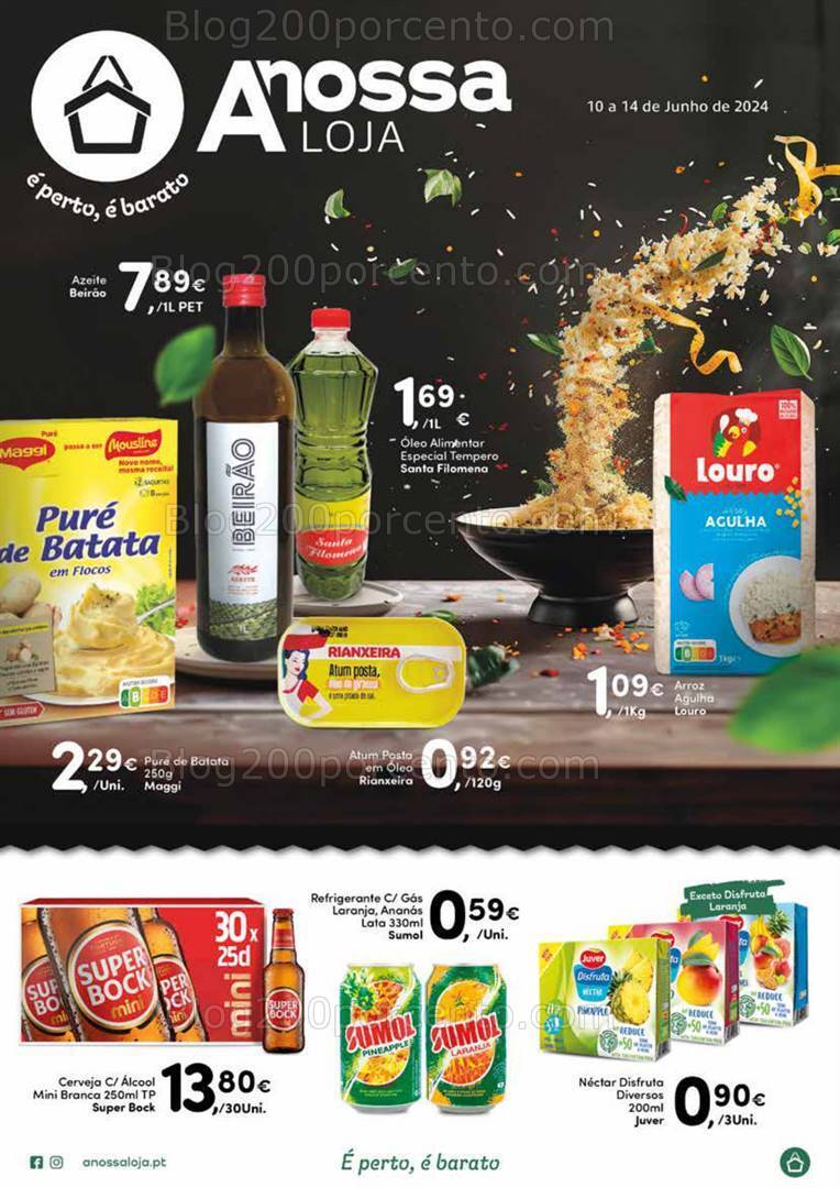 Antevisão Folheto A NOSSA LOJA Promoções de 10 a 14 junho