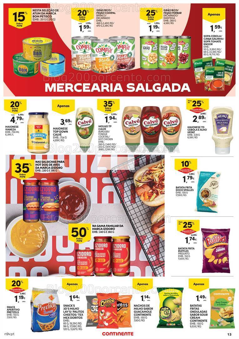 Antevisão Folheto CONTINENTE Açores Promoções de 12 a 25 outubro