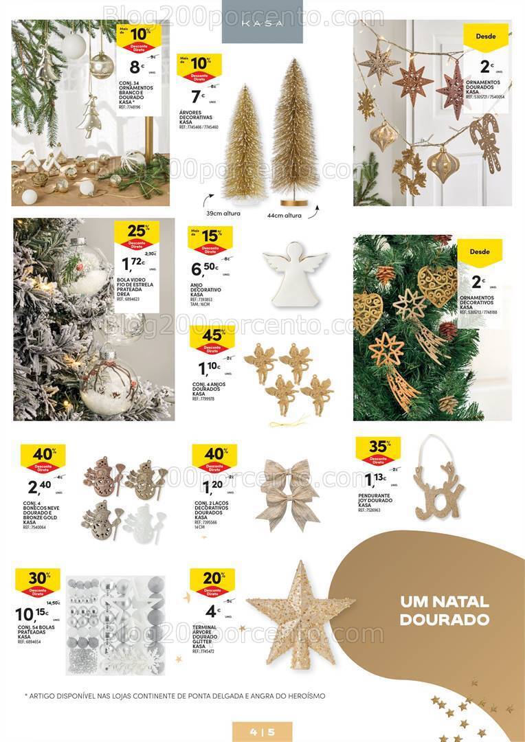 Antevisão Folheto CONTINENTE Açores Natal promoções de 28 novembro a 24 dezembro