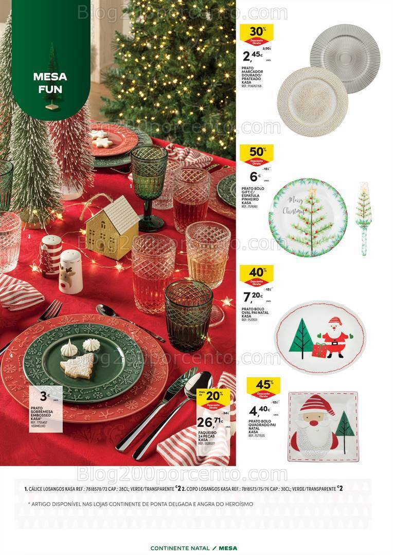 Antevisão Folheto CONTINENTE Açores Natal promoções de 28 novembro a 24 dezembro