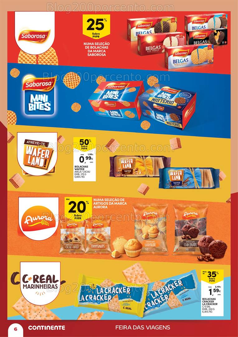 Antevisão Folheto CONTINENTE Extra Feira das Viagens Promoções até 12 maio