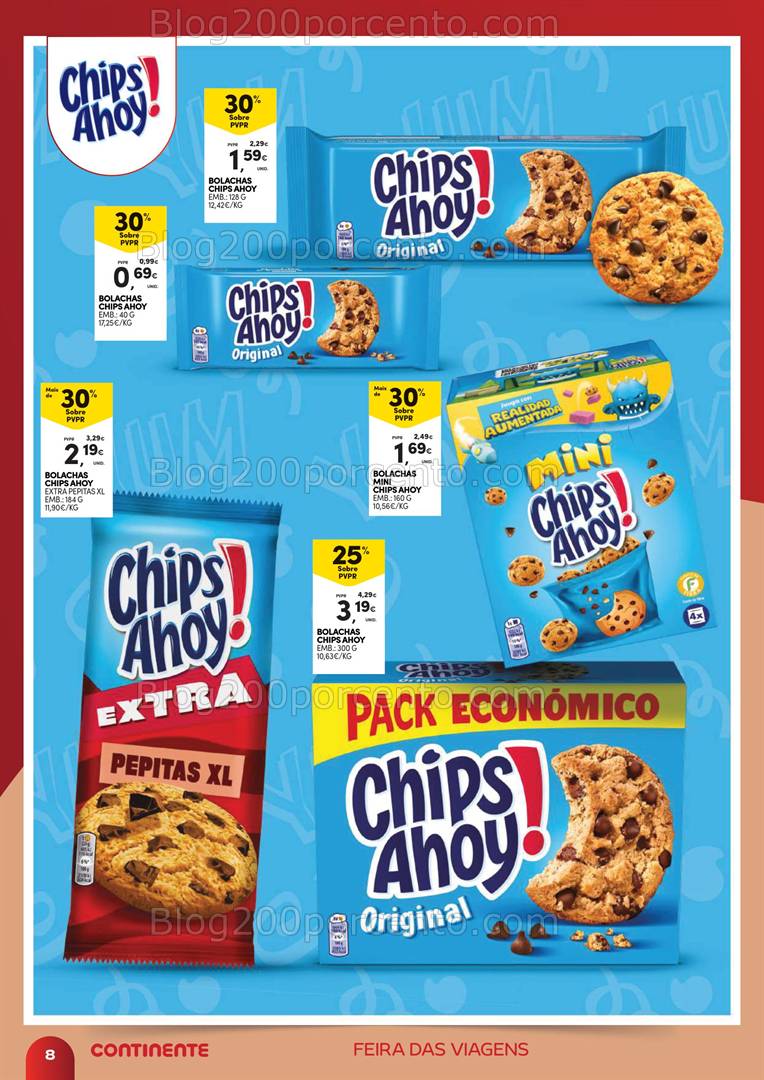 Antevisão Folheto CONTINENTE Extra Feira das Viagens Promoções até 12 maio