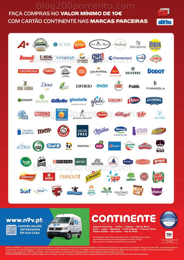 Antevisão Folheto CONTINENTE Extra Feira das Viagens Promoções até 12 maio