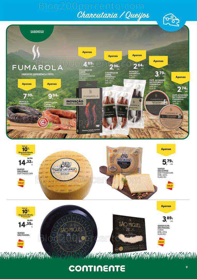 Antevisão Folheto CONTINENTE Açores Promoções de 1 a 21 agosto