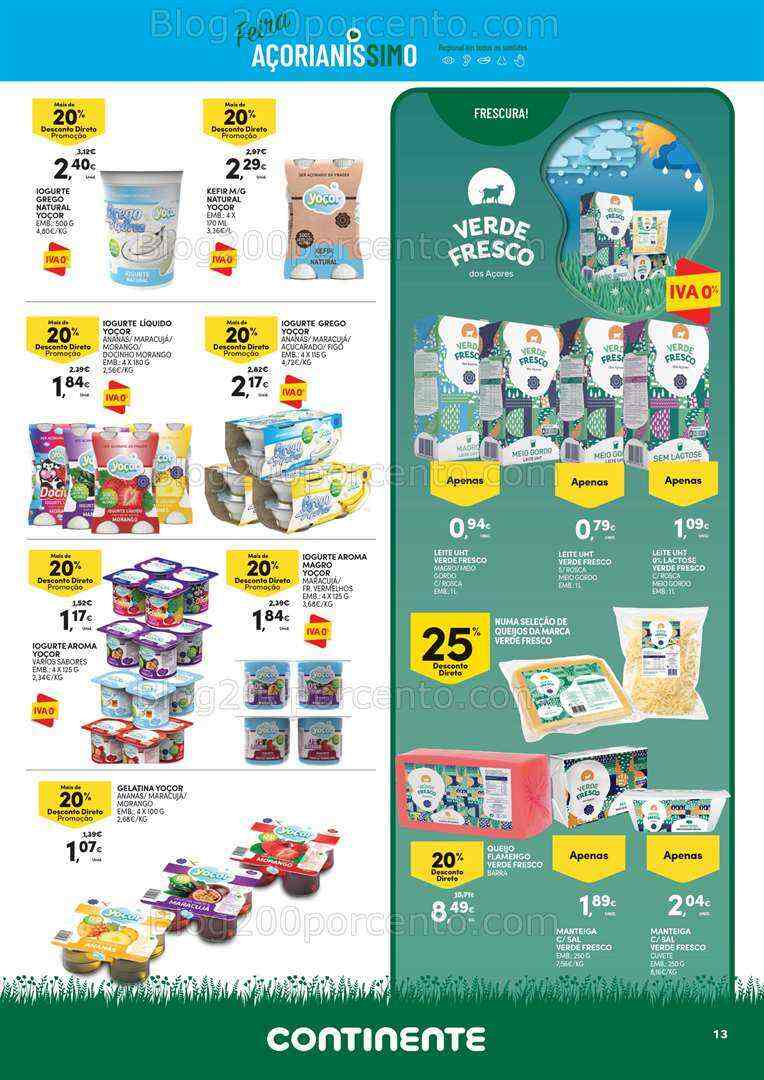 Antevisão Folheto CONTINENTE Açores Promoções de 1 a 21 agosto