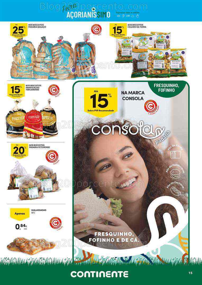 Antevisão Folheto CONTINENTE Açores Promoções de 1 a 21 agosto