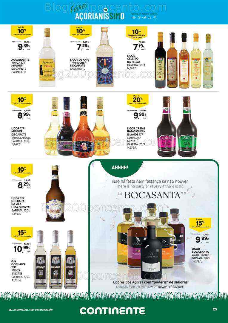 Antevisão Folheto CONTINENTE Açores Promoções de 1 a 21 agosto