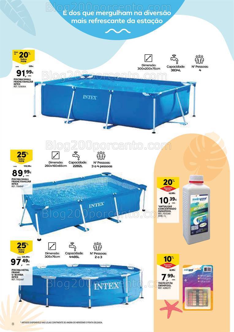 Antevisão Folheto CONTINENTE Açores Férias de Verão Promoções de 2 a 29 julho