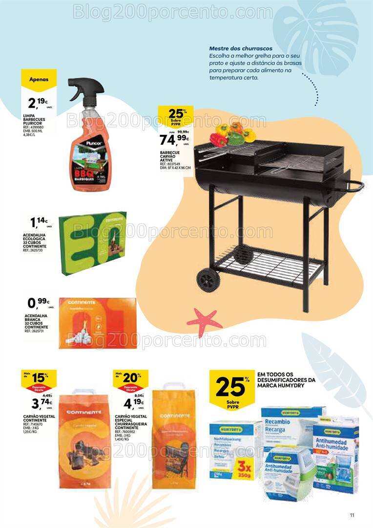 Antevisão Folheto CONTINENTE Açores Férias de Verão Promoções de 2 a 29 julho