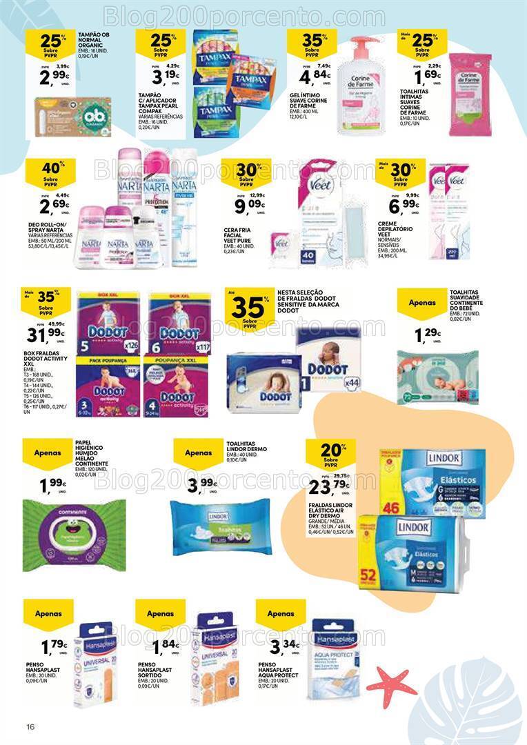 Antevisão Folheto CONTINENTE Açores Férias de Verão Promoções de 2 a 29 julho