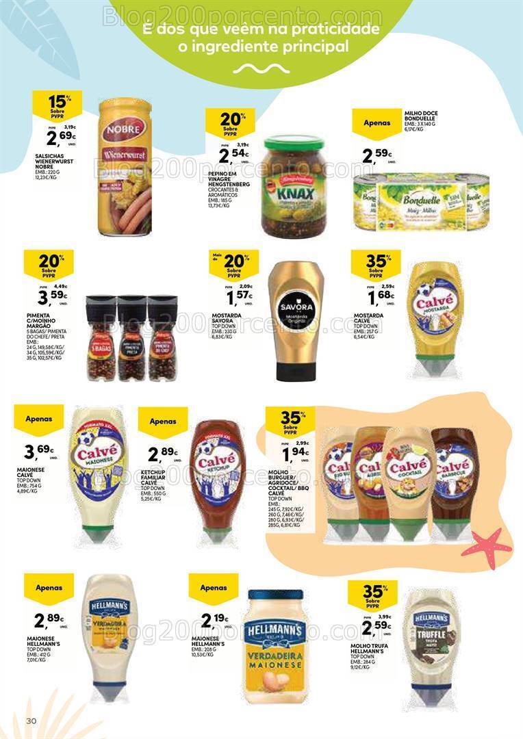 Antevisão Folheto CONTINENTE Açores Férias de Verão Promoções de 2 a 29 julho