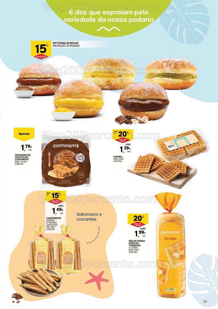 Antevisão Folheto CONTINENTE Açores Férias de Verão Promoções de 2 a 29 julho