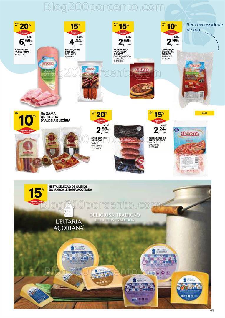 Antevisão Folheto CONTINENTE Açores Férias de Verão Promoções de 2 a 29 julho