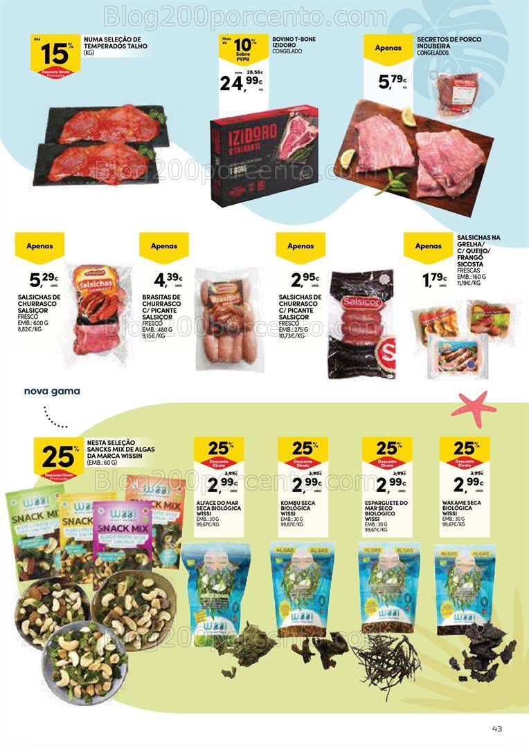 Antevisão Folheto CONTINENTE Açores Férias de Verão Promoções de 2 a 29 julho