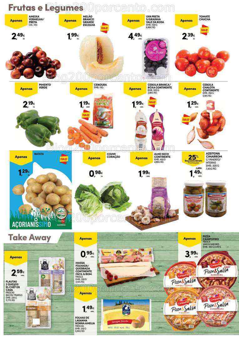 Antevisão Folheto CONTINENTE Açores Promoções de 3 a 16 agosto