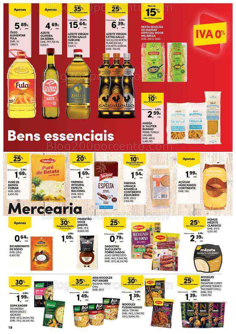 Antevisão Folheto CONTINENTE Açores Promoções de 3 a 16 agosto