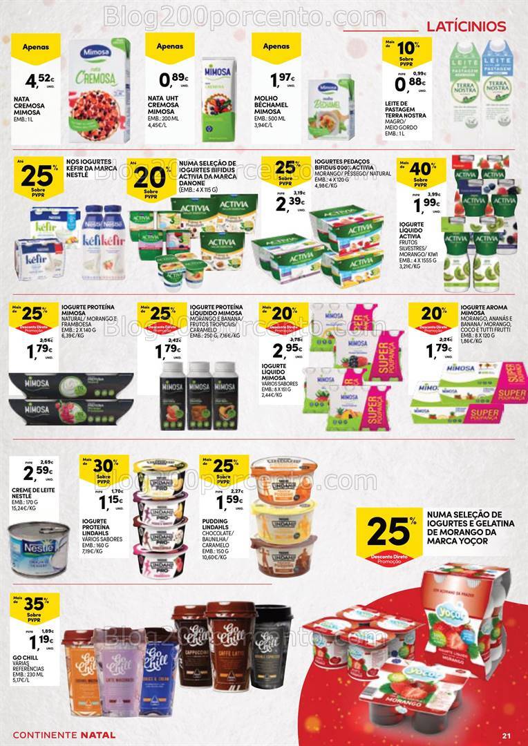 Antevisão Folheto CONTINENTE Natal Açores Promoções de 5 a 24 dezembro