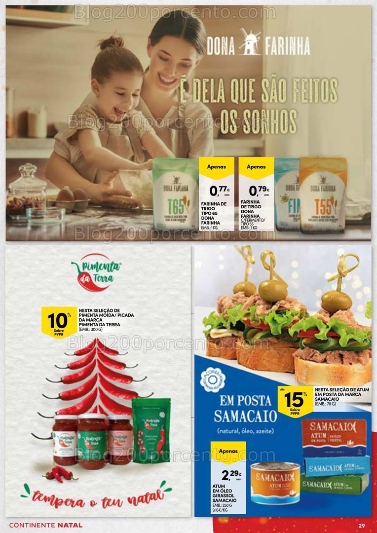 Antevisão Folheto CONTINENTE Natal Açores Promoções de 5 a 24 dezembro