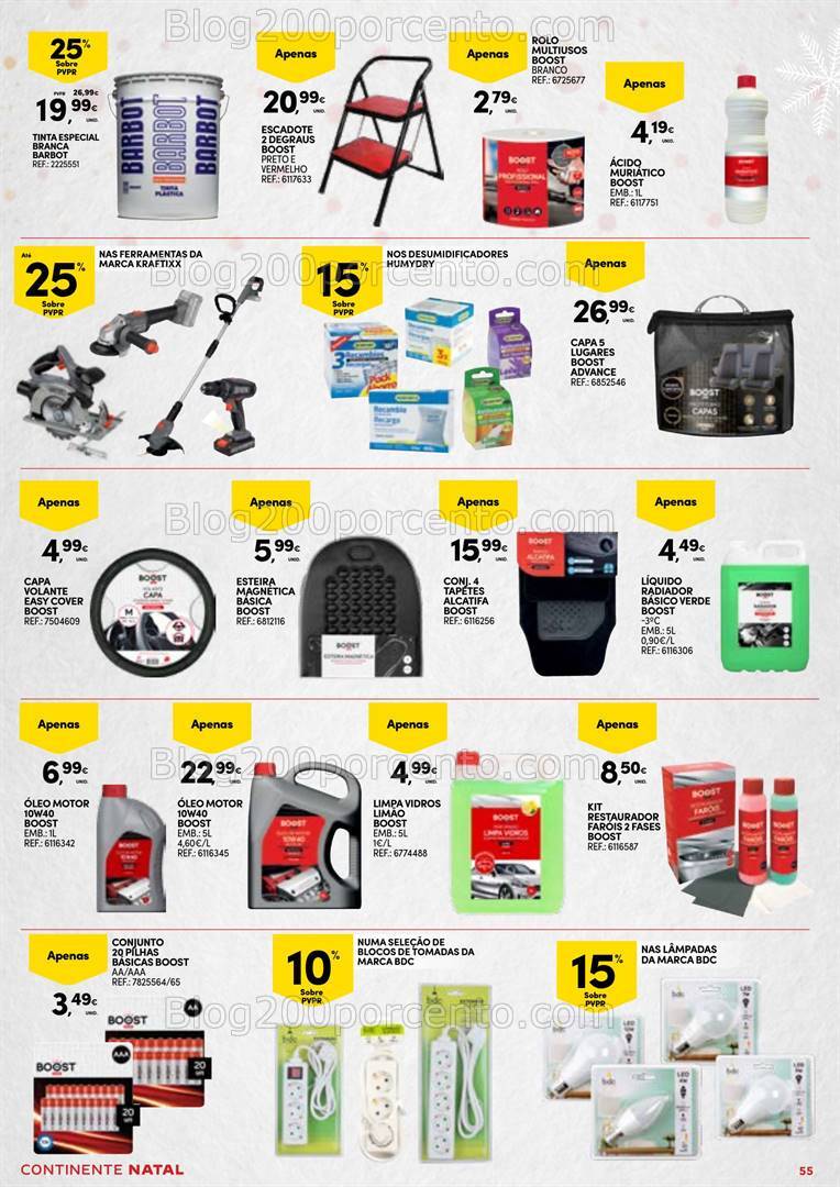 Antevisão Folheto CONTINENTE Natal Açores Promoções de 5 a 24 dezembro