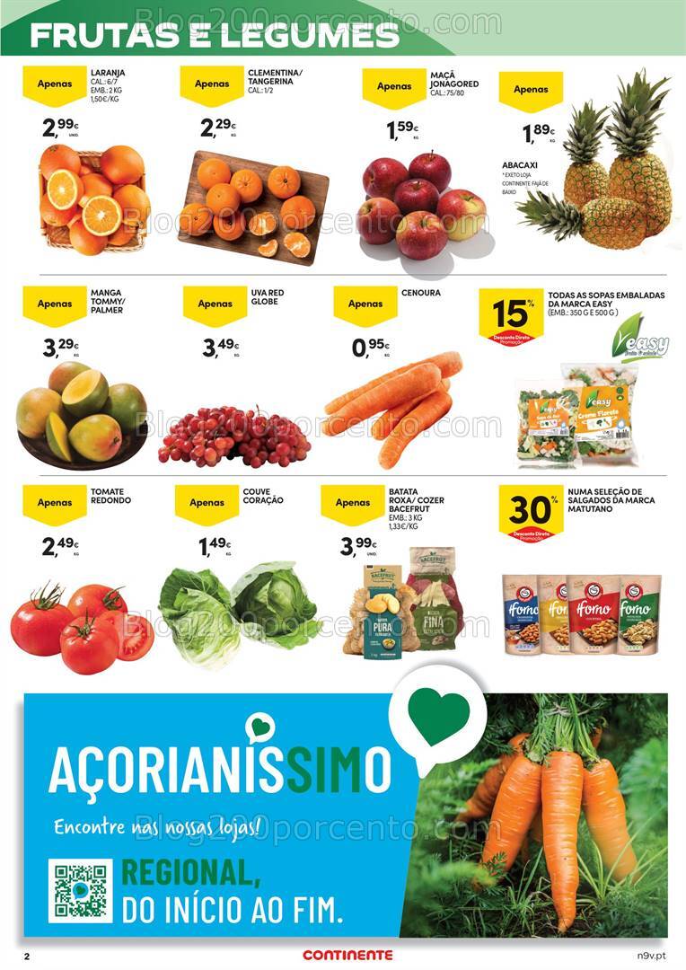 Antevisão Folheto CONTINENTE Açores Promoções de 24 outubro a 6 novembro