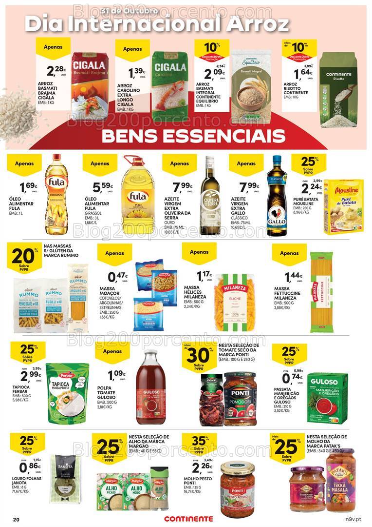 Antevisão Folheto CONTINENTE Açores Promoções de 24 outubro a 6 novembro