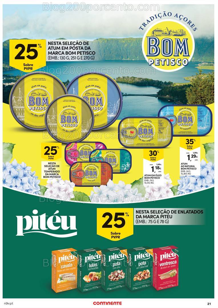 Antevisão Folheto CONTINENTE Açores Promoções de 24 outubro a 6 novembro