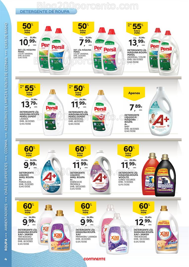 Antevisão Folheto CONTINENTE Açores Limpeza do Lar - 11 de 31 março