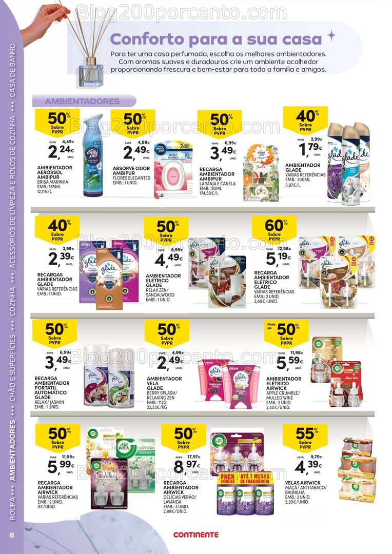 Antevisão Folheto CONTINENTE Açores Limpeza do Lar - 11 de 31 março