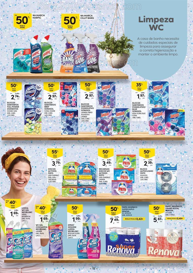 Antevisão Folheto CONTINENTE Açores Especial Limpeza - 20 fevereiro a 11 março