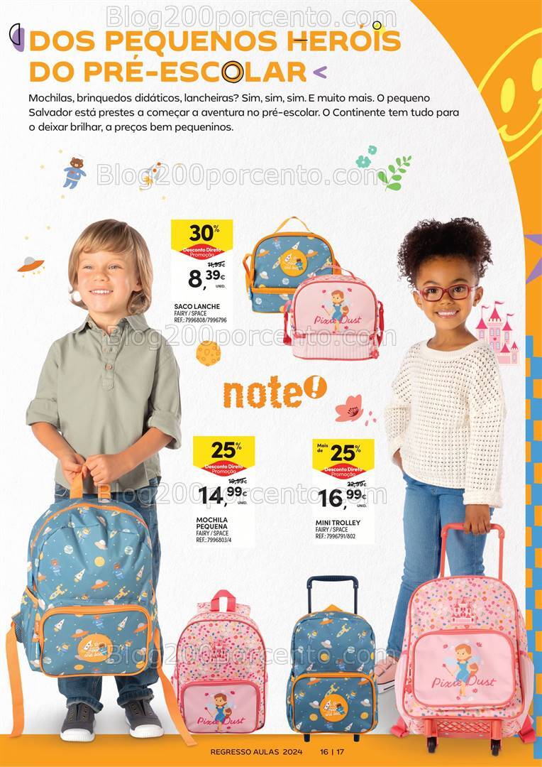 Antevisão Folheto CONTINENTE Açores Regresso às Aulas Promoções de 27 agosto a 23 setembro