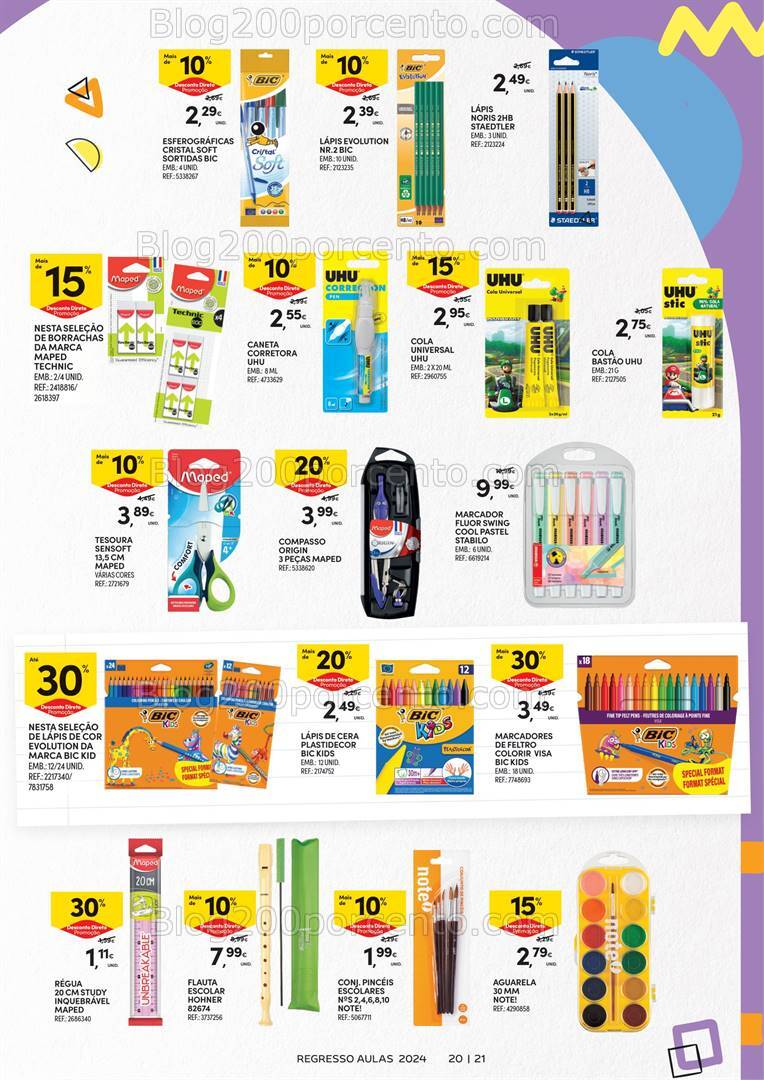 Antevisão Folheto CONTINENTE Açores Regresso às Aulas Promoções de 27 agosto a 23 setembro