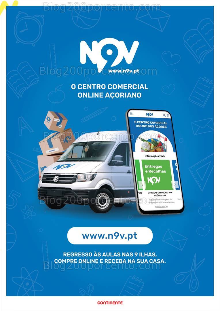 Antevisão Folheto CONTINENTE Açores Regresso às Aulas Promoções de 27 agosto a 23 setembro