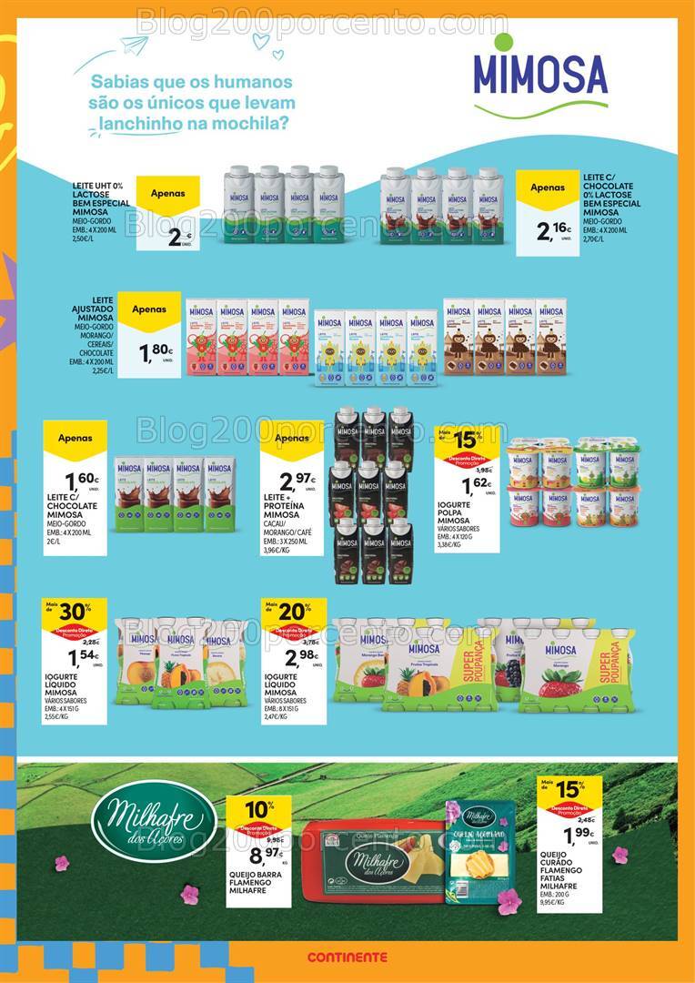 Antevisão Folheto CONTINENTE Açores Regresso às Aulas Promoções de 27 agosto a 23 setembro