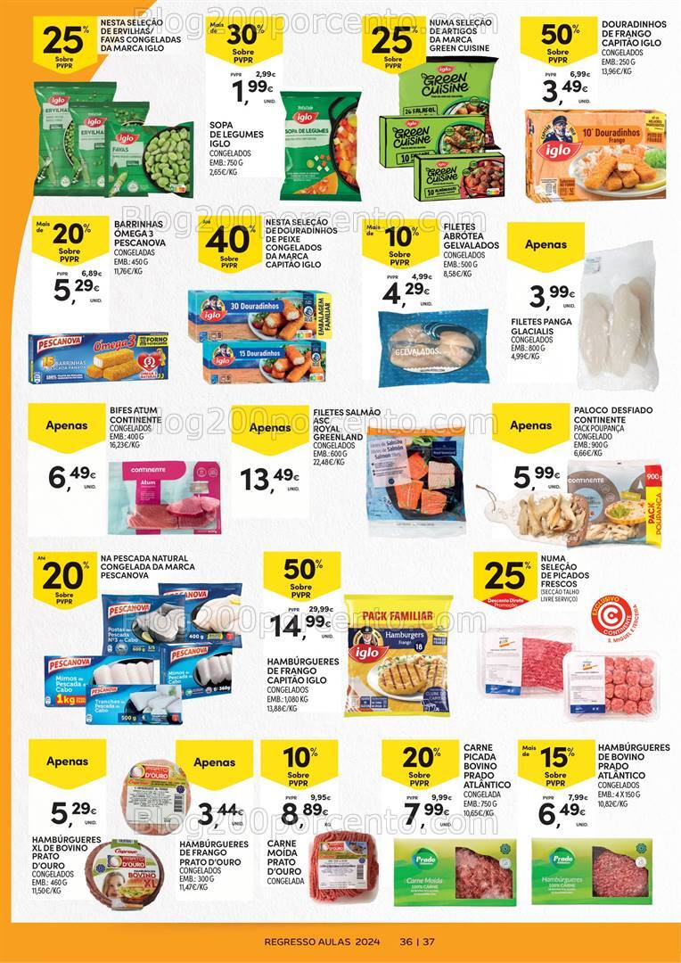 Antevisão Folheto CONTINENTE Açores Regresso às Aulas Promoções de 27 agosto a 23 setembro