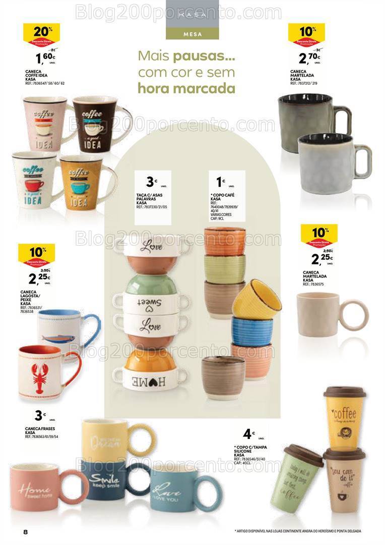 Antevisão Folheto CONTINENTE Açores Especial Tudo para a Casa - 20 fevereiro a 11 março