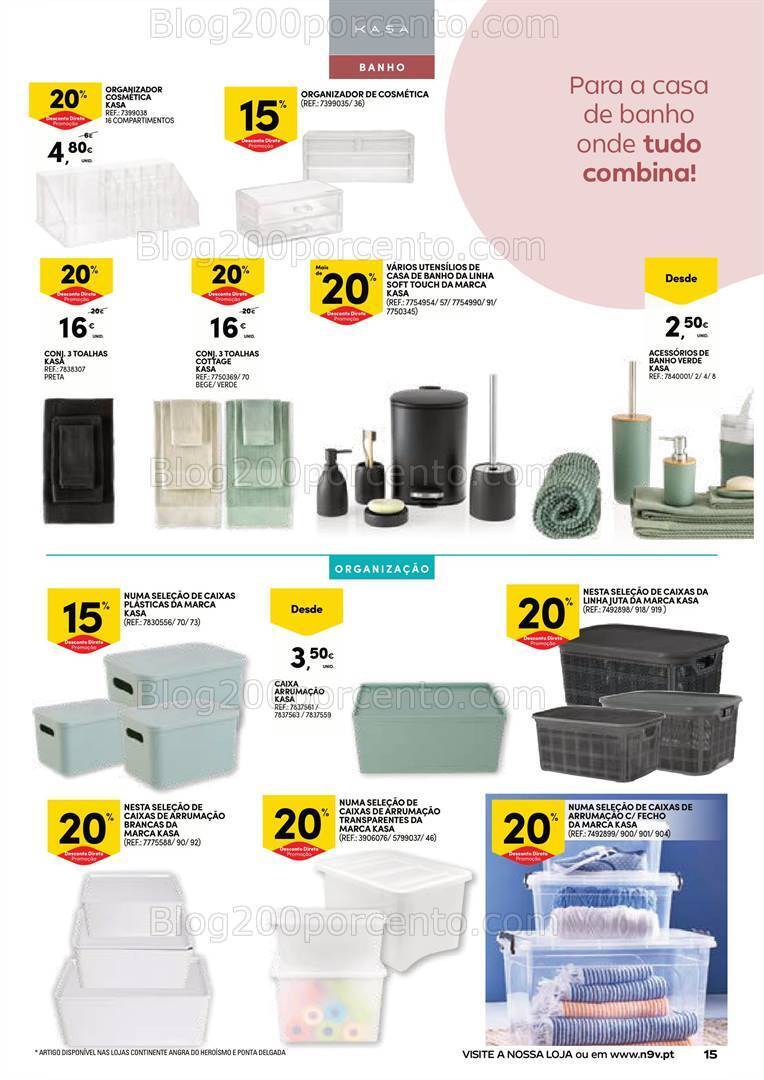 Antevisão Folheto CONTINENTE Açores Especial Tudo para a Casa - 20 fevereiro a 11 março