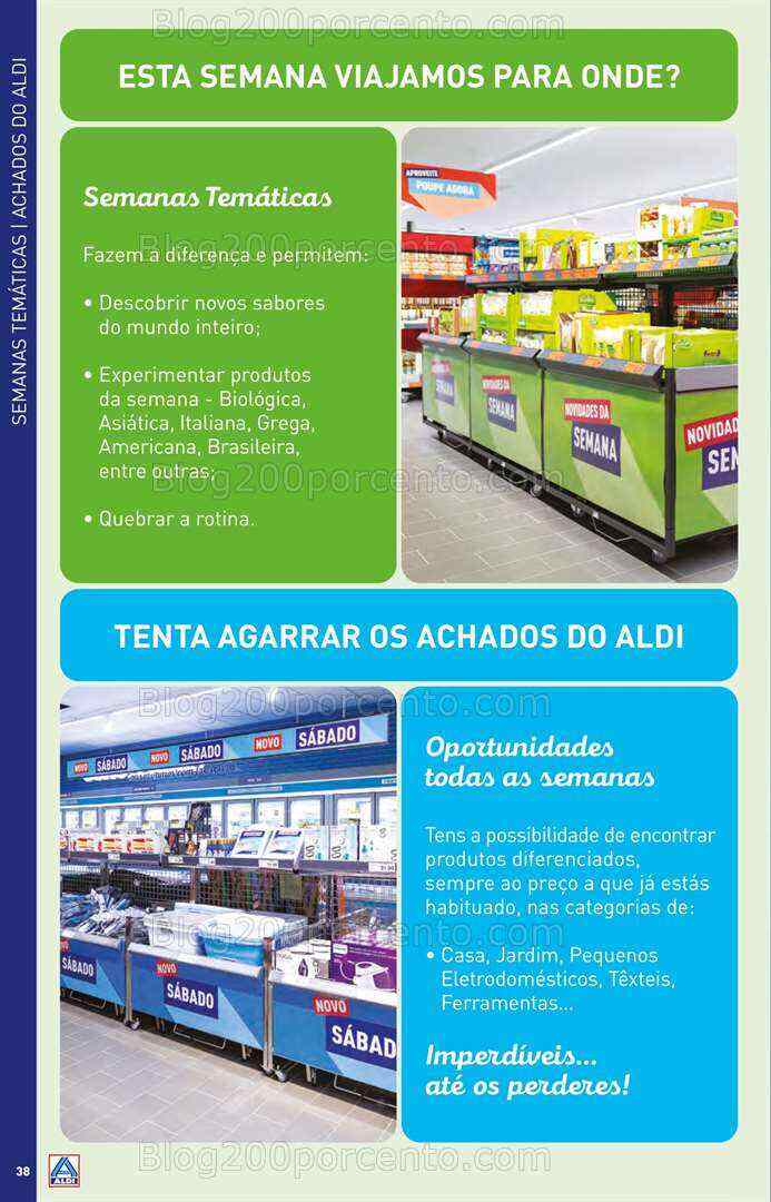 Antevisão Folheto ALDI Saldos de Abertura Promoções de 16 a 22 agosto