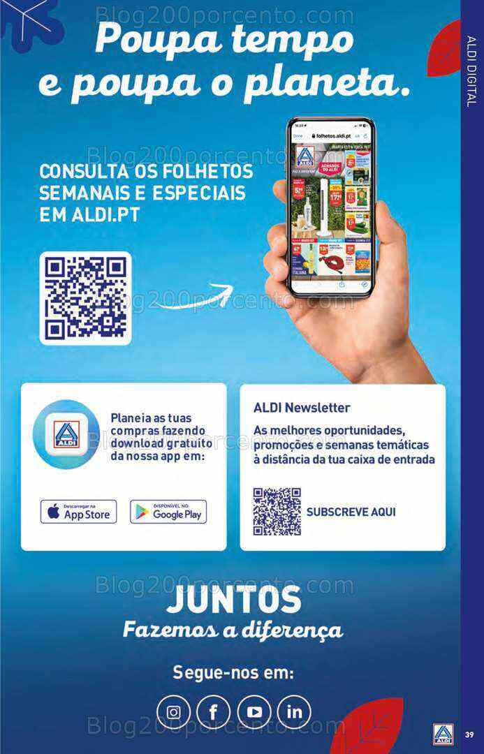 Antevisão Folheto ALDI Saldos de Abertura Promoções de 16 a 22 agosto