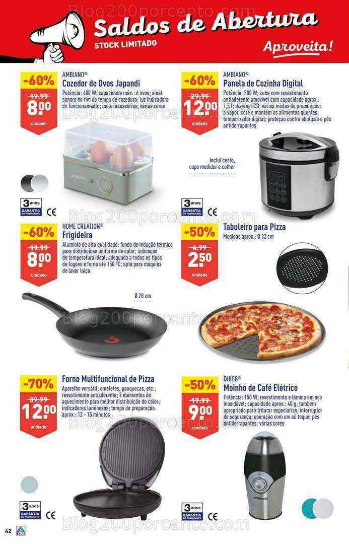 Antevisão Folheto ALDI Saldos de Abertura Promoções de 16 a 22 agosto