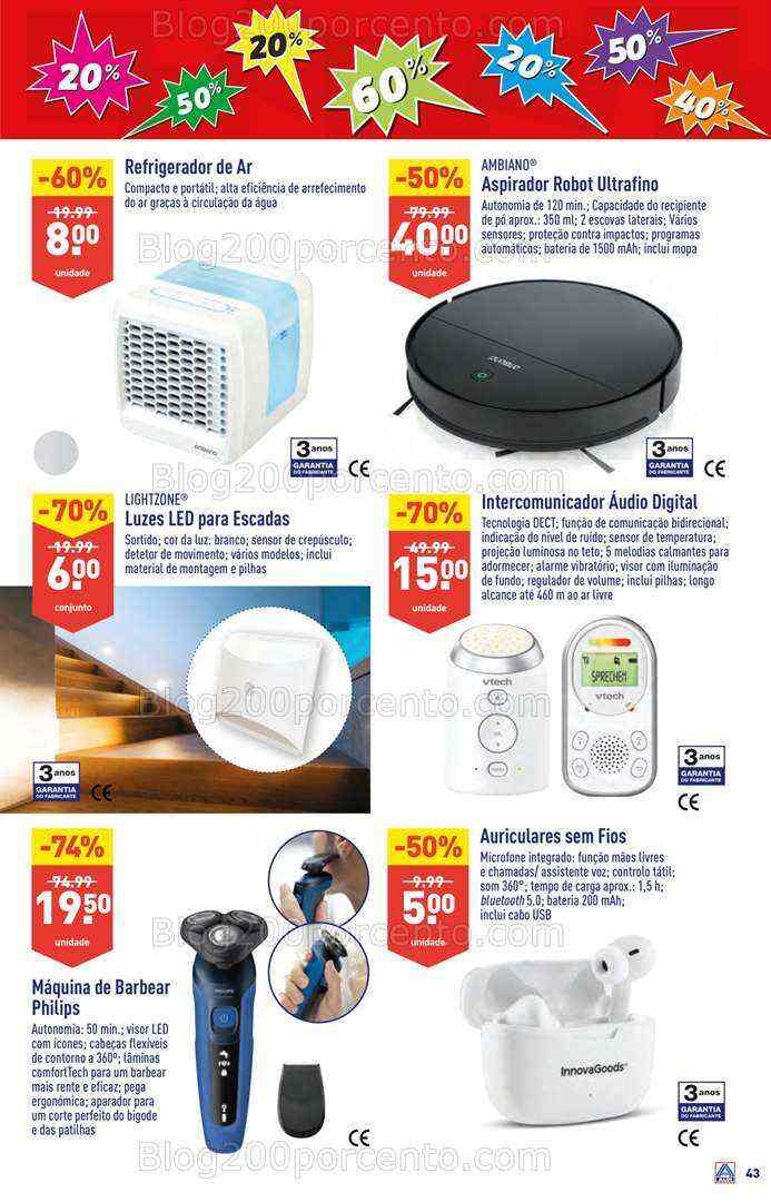 Antevisão Folheto ALDI Saldos de Abertura Promoções de 16 a 22 agosto