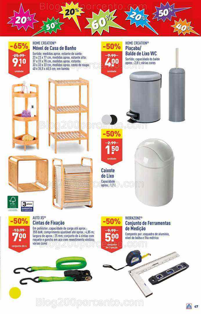 Antevisão Folheto ALDI Saldos de Abertura Promoções de 16 a 22 agosto