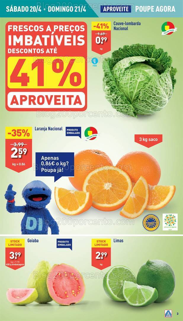 Antevisão Folheto ALDI Promoções de 17 a 23 abril