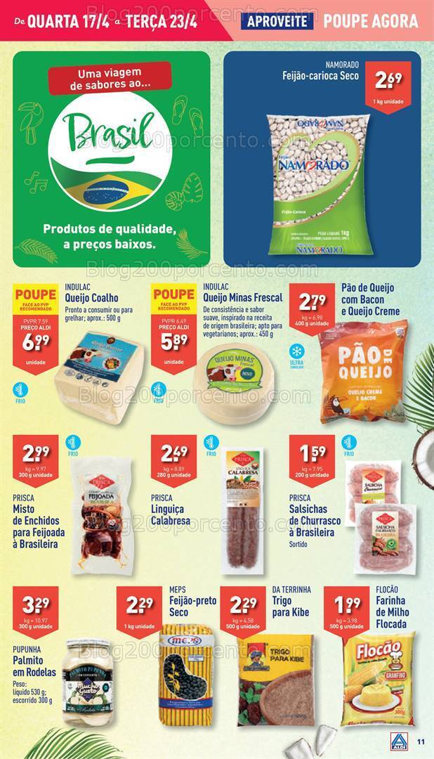 Antevisão Folheto ALDI Promoções de 17 a 23 abril