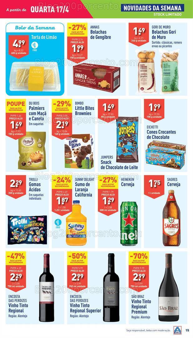 Antevisão Folheto ALDI Promoções de 17 a 23 abril