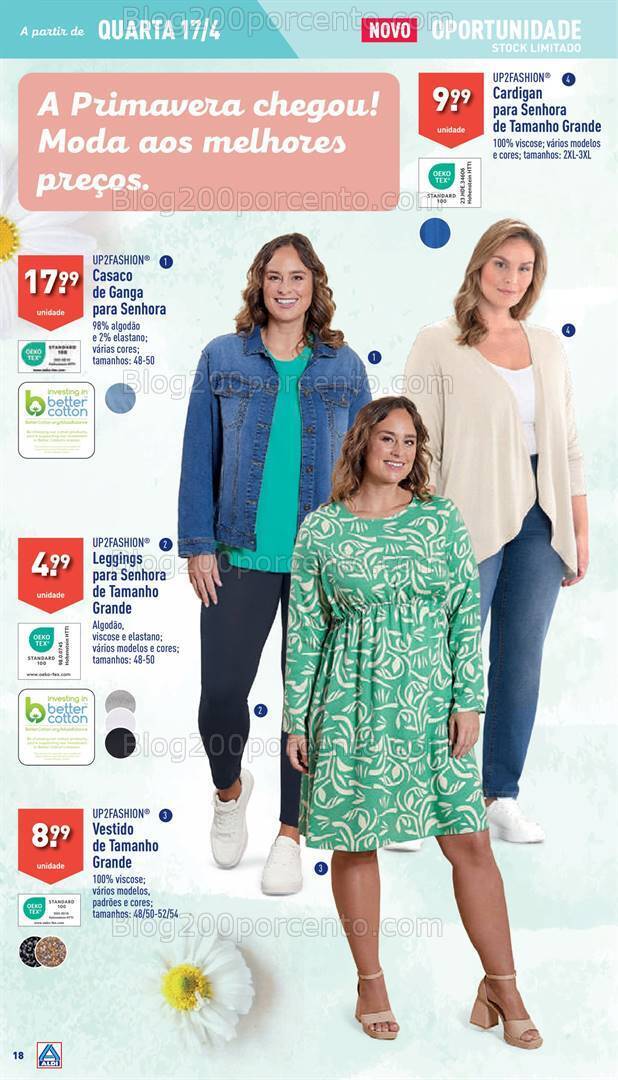 Antevisão Folheto ALDI Bazar Promoções a partir de 17 abril