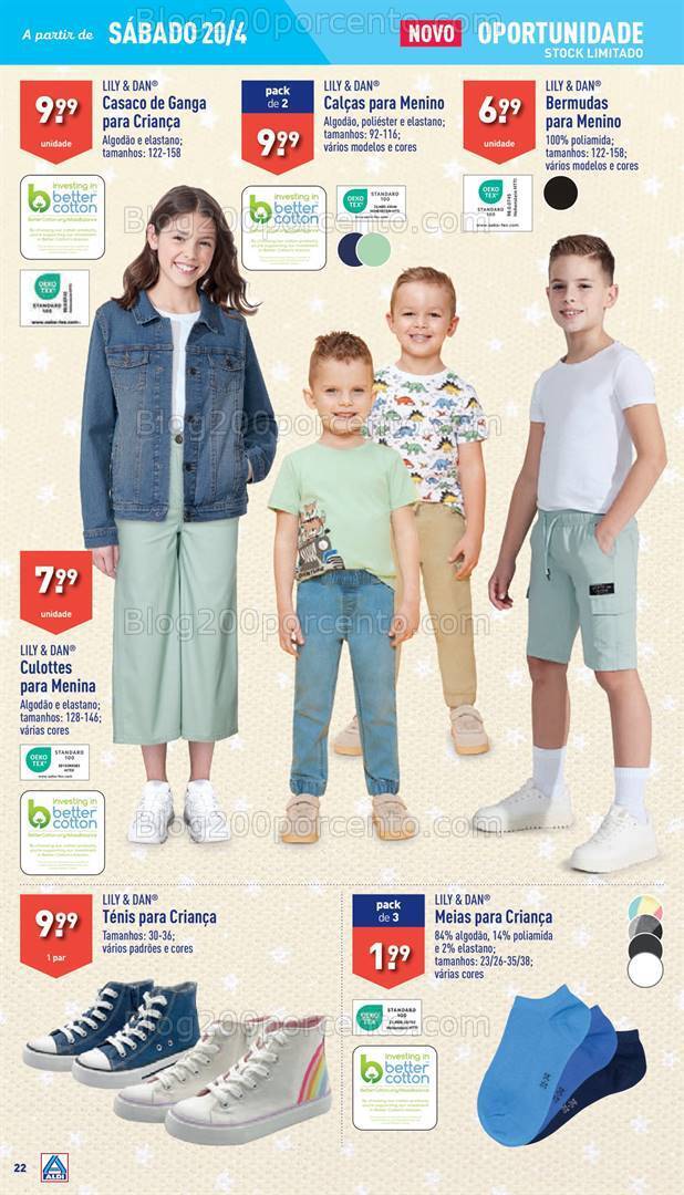 Antevisão Folheto ALDI Bazar Promoções a partir de 20 abril
