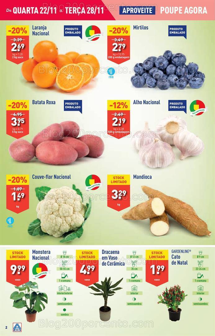 Antevisão Folheto ALDI Promoções de 22 a 28 novembro