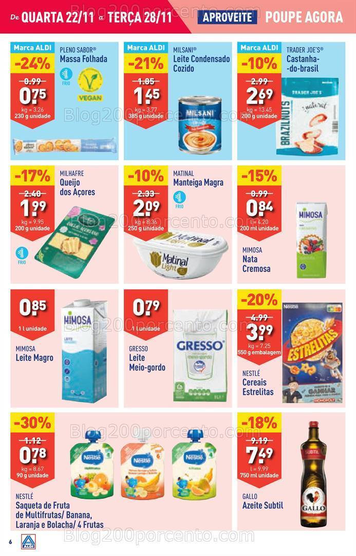 Antevisão Folheto ALDI Promoções de 22 a 28 novembro